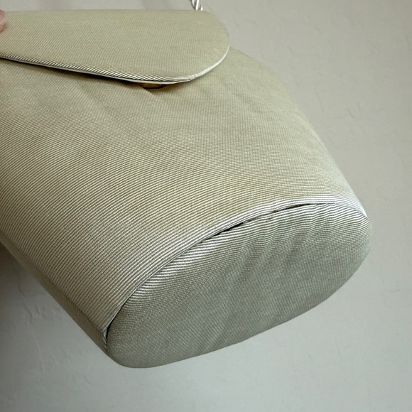 Timmy Woods Beverly Hills Vintage Handbag Mini Bag Butter Yellow Crystal Handle - Picture 12 of 16